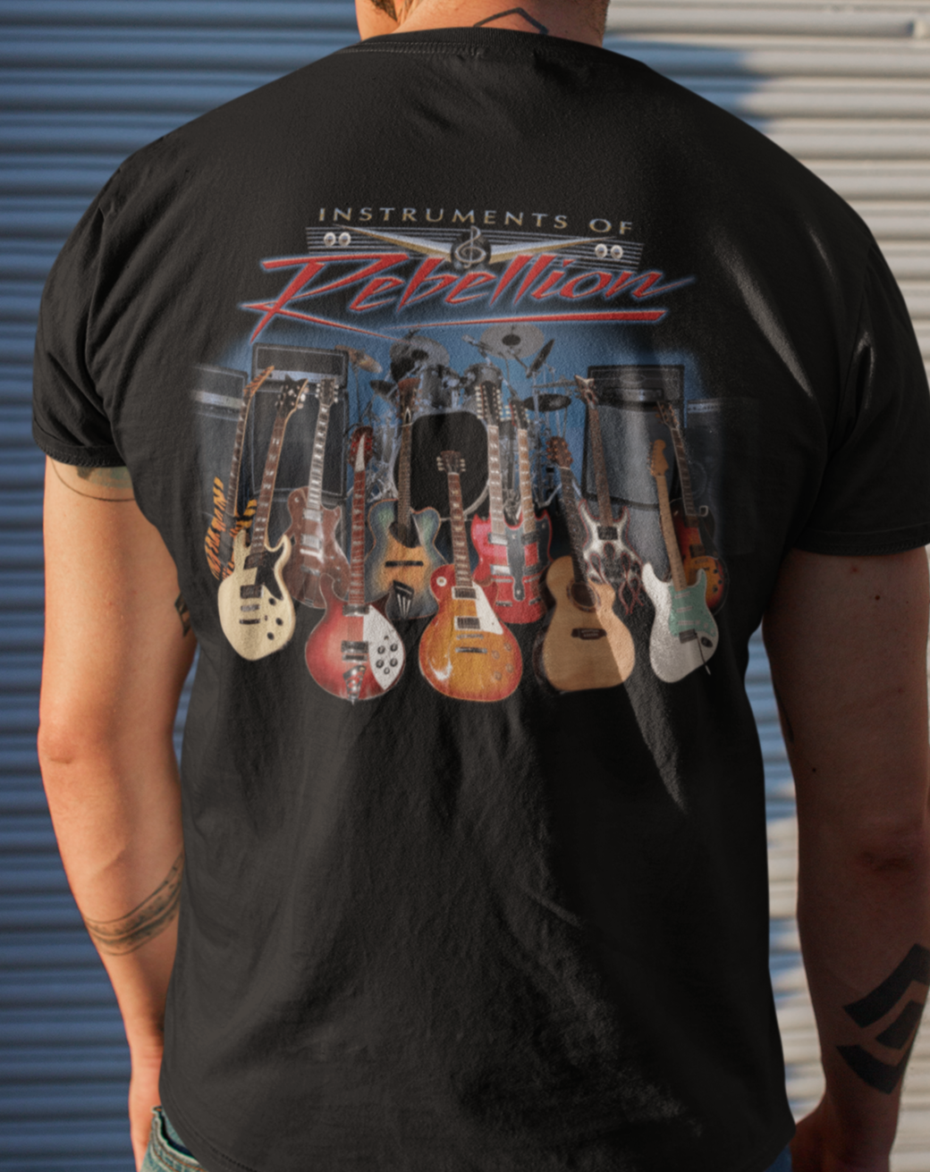 Tee shirt instrument online de musique