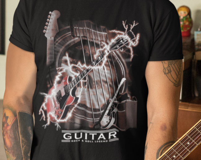 Guitar Lightning T-Shirt