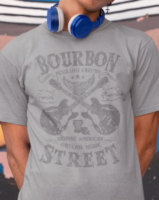 Bourbon Street Outlaw Design T-Shirt