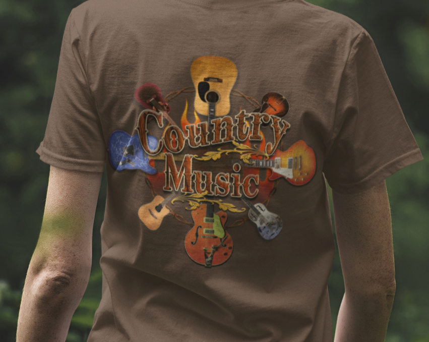 Country Music Guitars T-Shirt