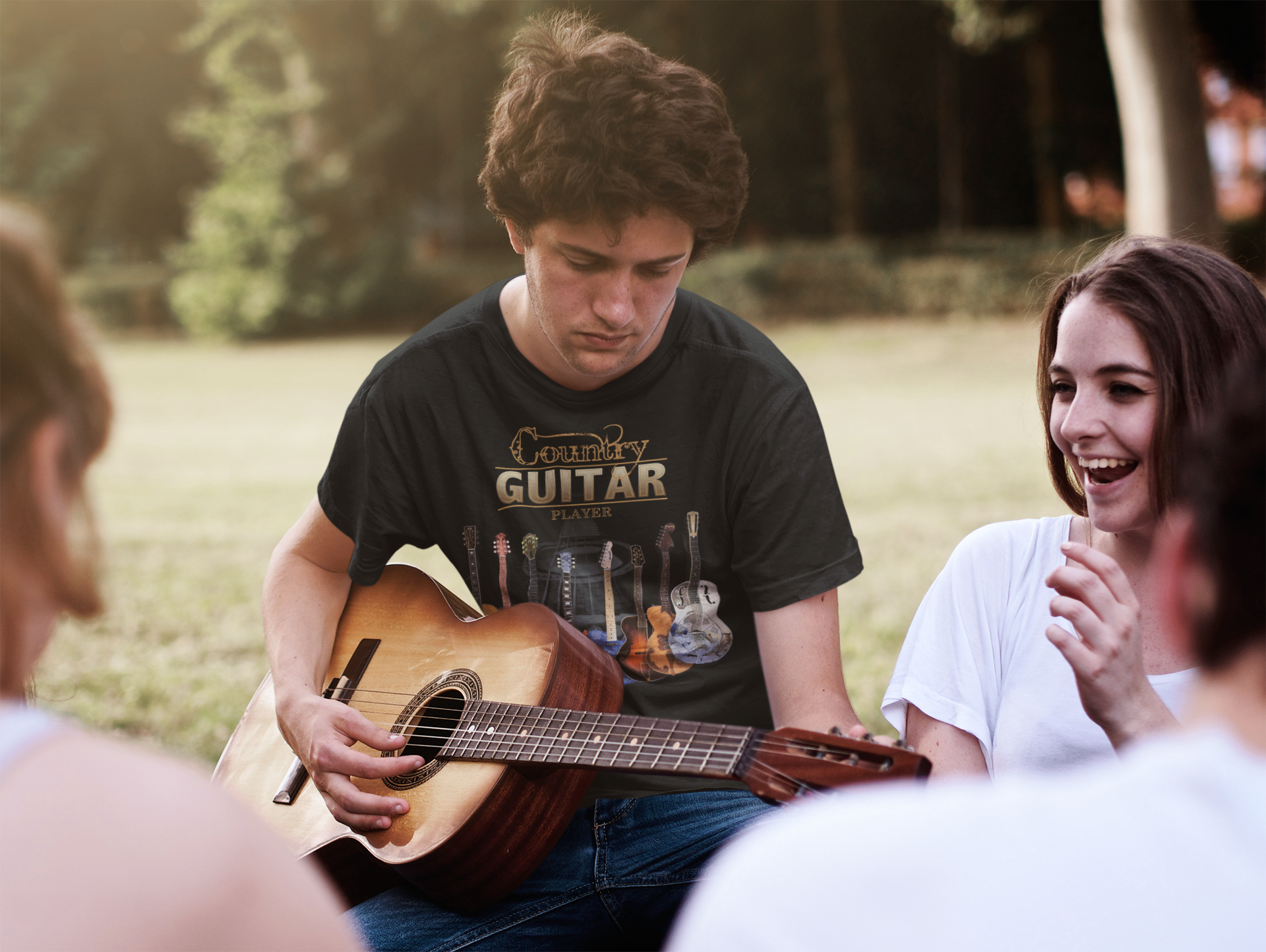 Country Guitar Player T-Shirt