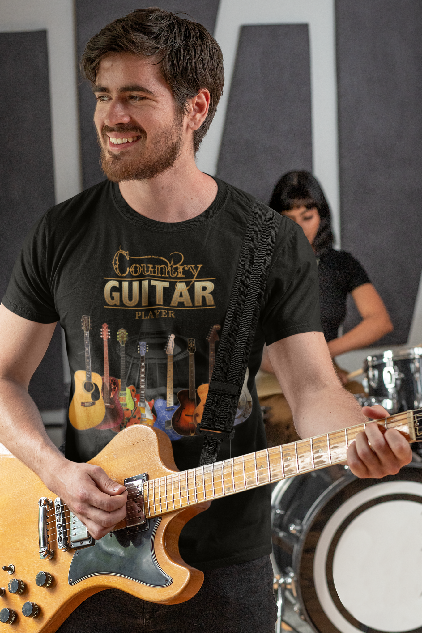 Country Guitar Player T-Shirt