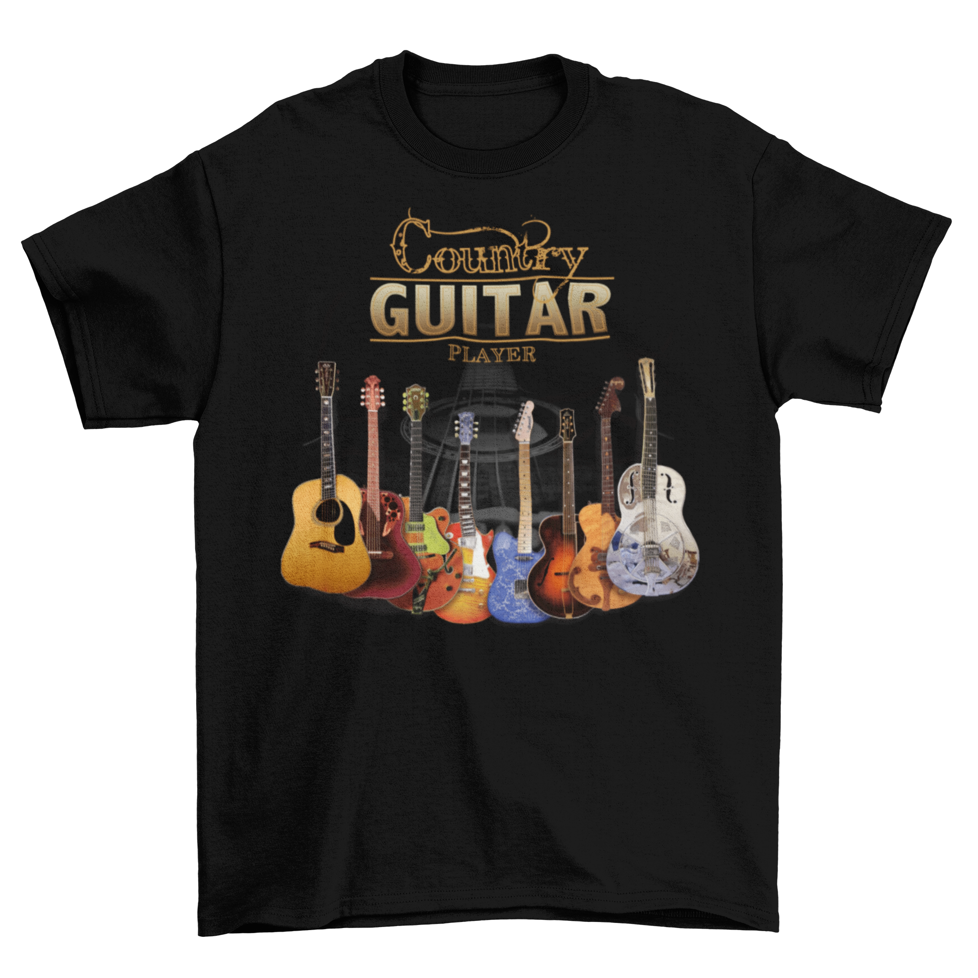 Country Guitar Player T-Shirt