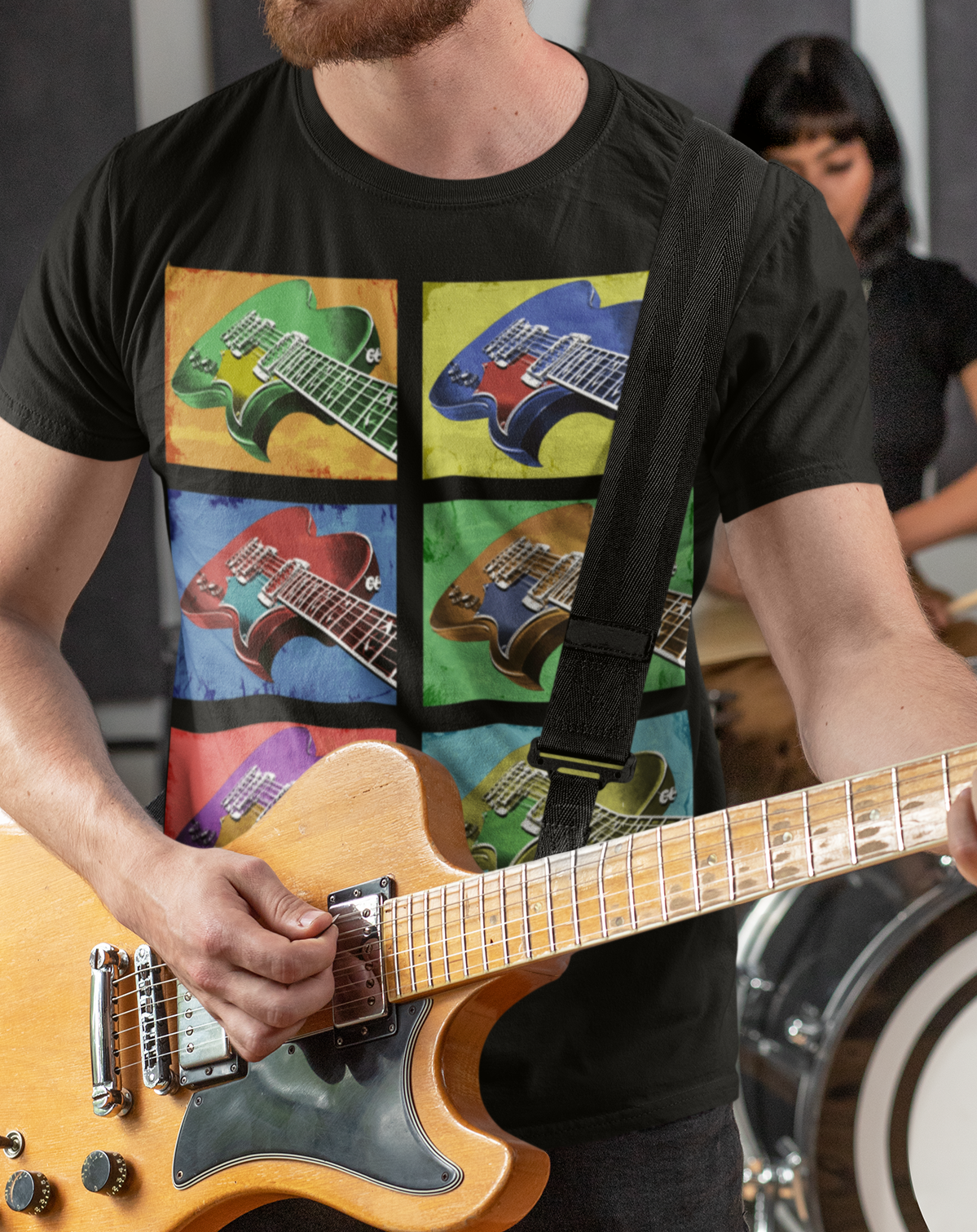 Pop Rocker 6 Colorful Guitars Design for Music Lovers