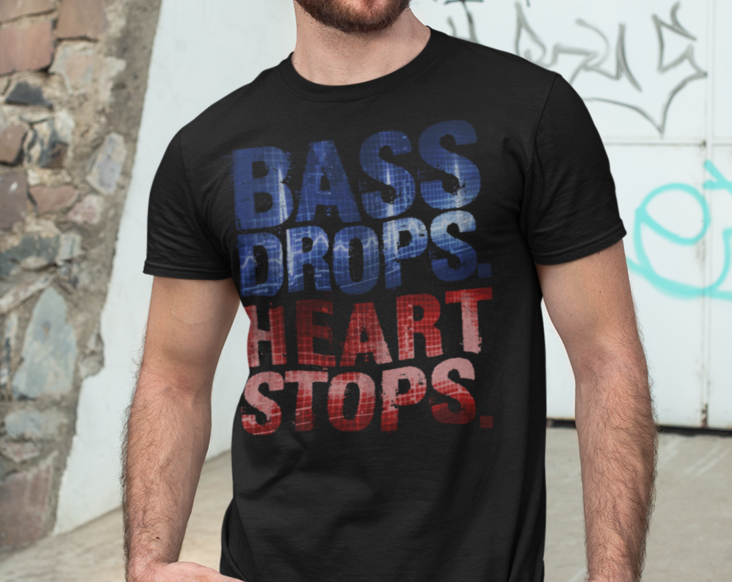 Music T-Shirt | Bass Drops Design