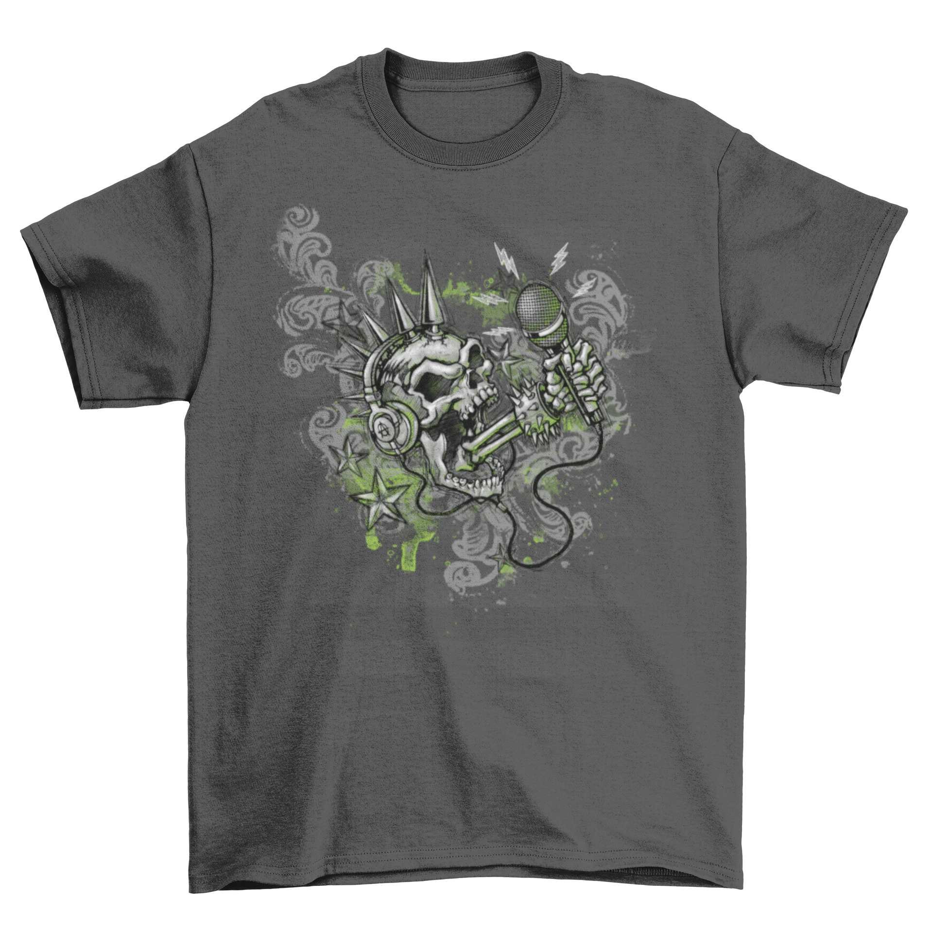 Skull Mic Revolt T-Shirt