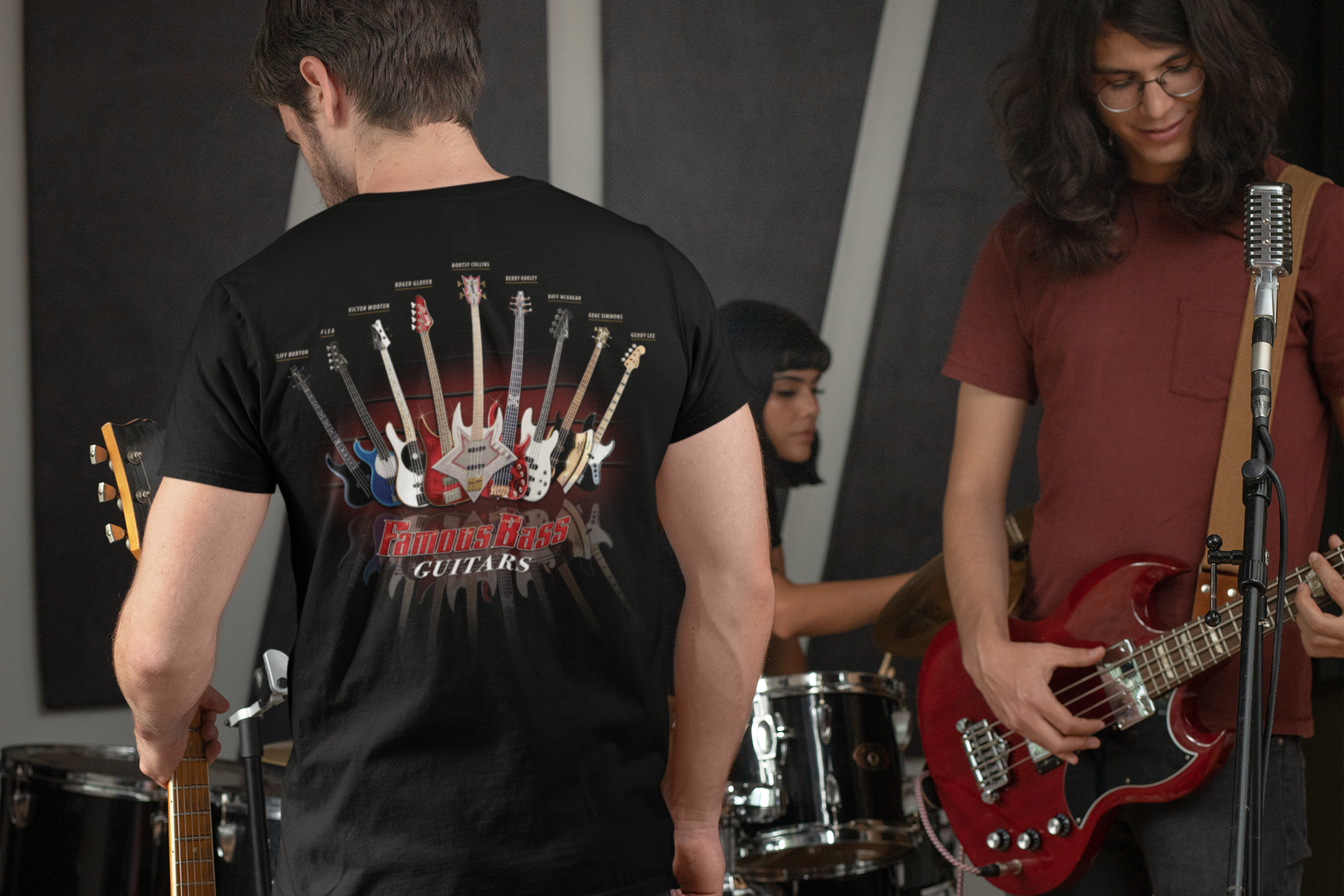 Famous Bass Guitars T-Shirt