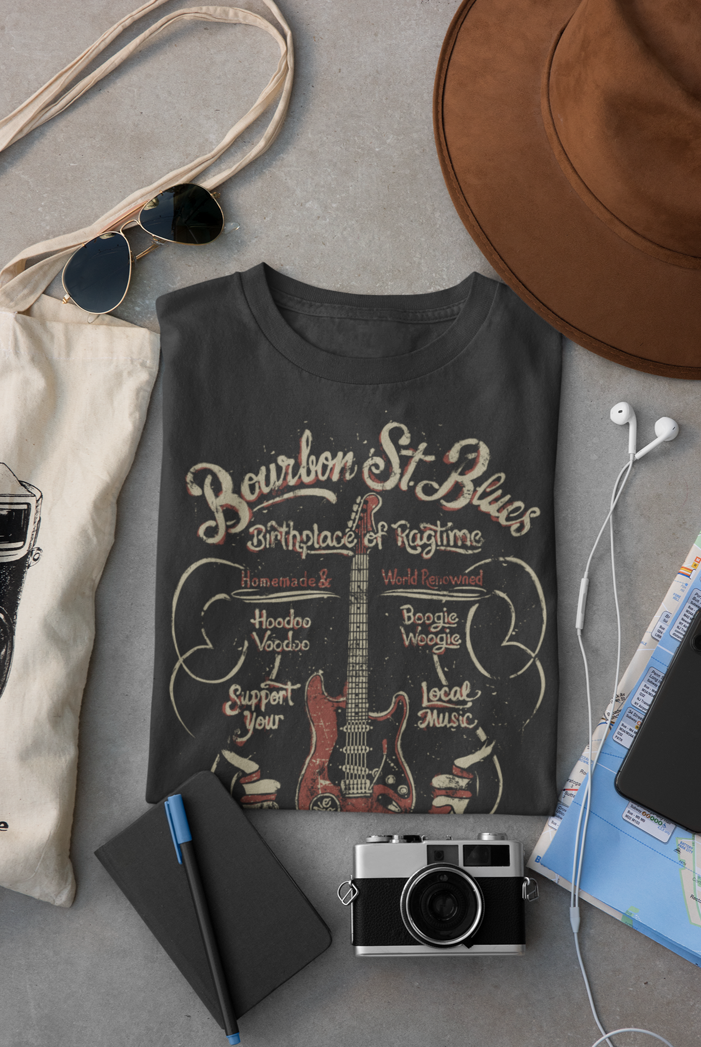 Bourbon St Blues T-Shirt